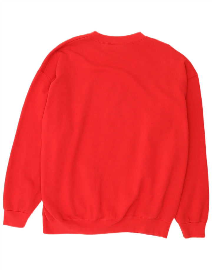 Hanorac grafic pentru bărbați Lee Jumper XL bumbac roșu