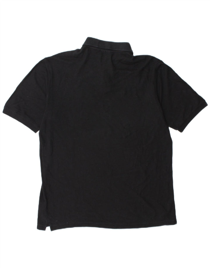 Tricou polo pentru bărbați FILA XL bumbac negru