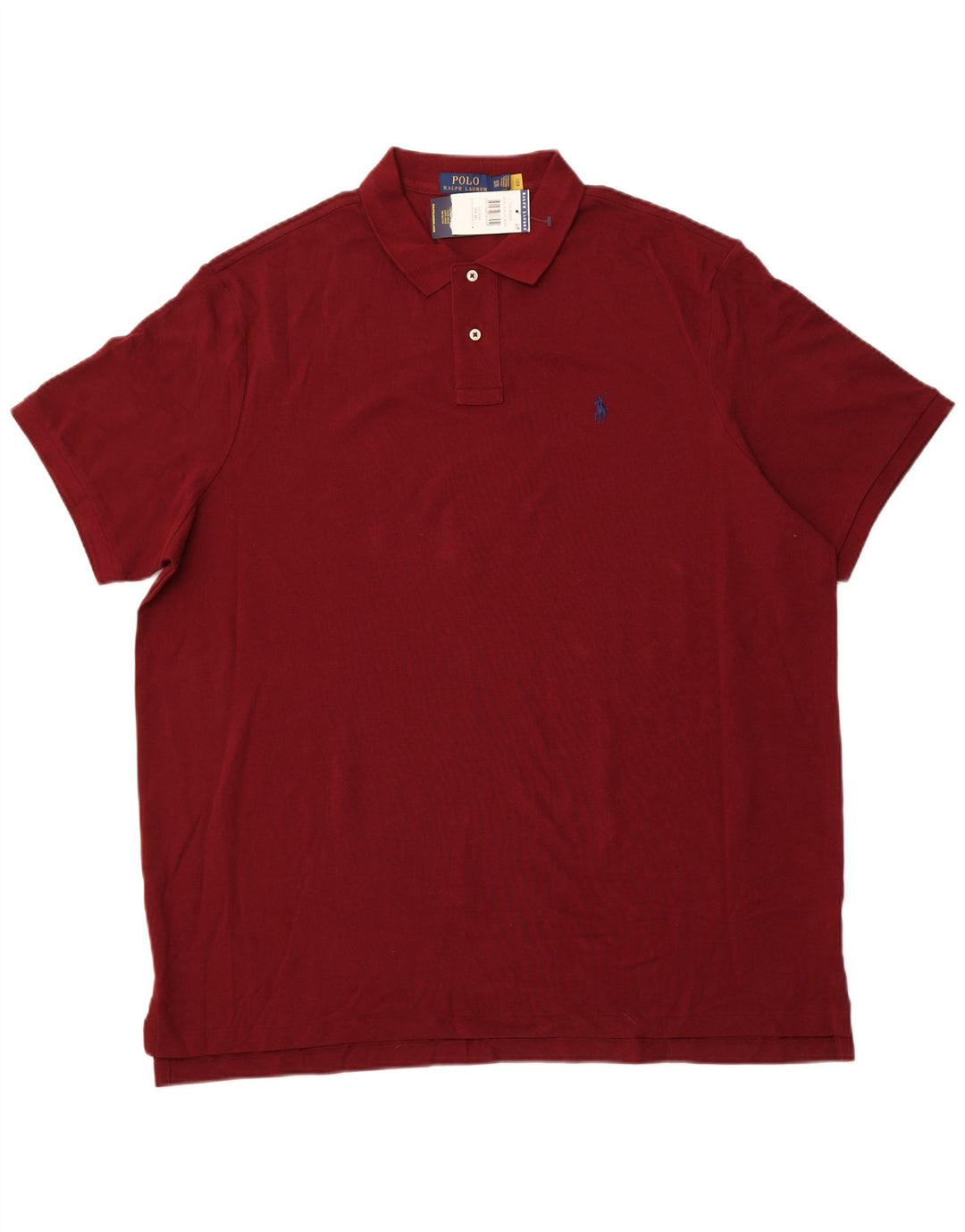 POLO RALPH LAUREN Cămașă polo pentru bărbați, 2XL, bumbac burgundy