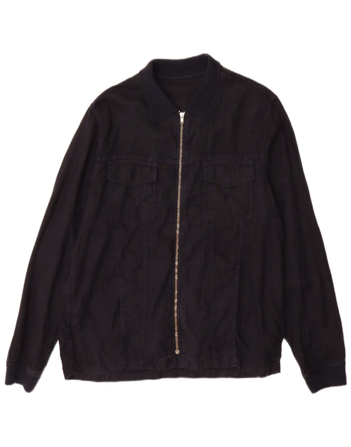 Jachetă Utilitară pentru bărbați Zara UK 40 mare, bleumarin, in