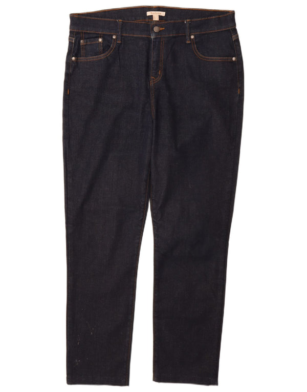 Blugi drepti pentru femei BARBOUR UK 18 XL W34 L28 Bumbac bleumarin