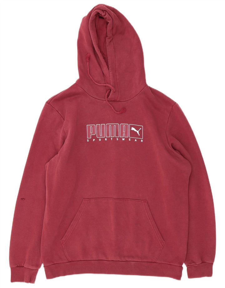 Pulover pentru bărbați Puma Graphic Hoodie, Medium Burgundy