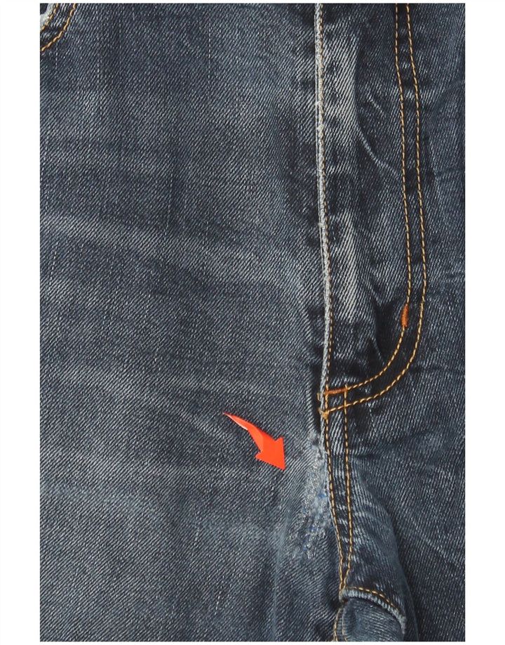 MARLBORO CLASSICS Blugi drepti pentru bărbați W33 L29 Bumbac bleumarin