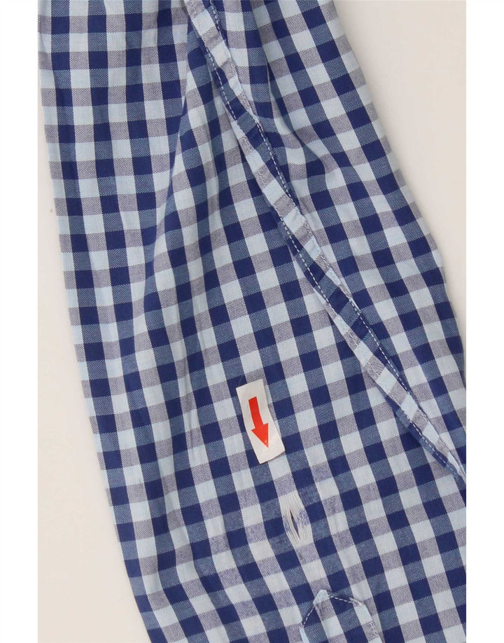 Cămașă Gant Heritage Regular Fit pentru bărbați, din bumbac vichy albastru mediu
