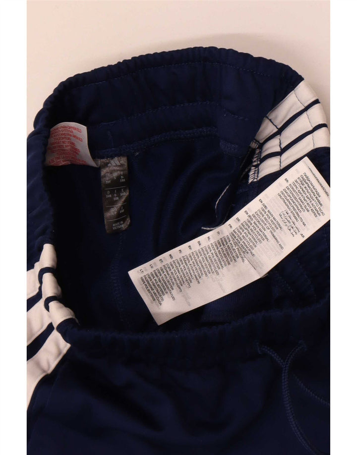 Pantaloni de trening Adidas Climacool pentru baieti 9-10 ani poliester bleumarin
