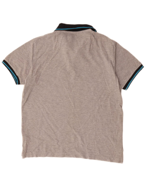 Cămașă polo Pierre Cardin pentru bărbați, bumbac color bloc, gri mic