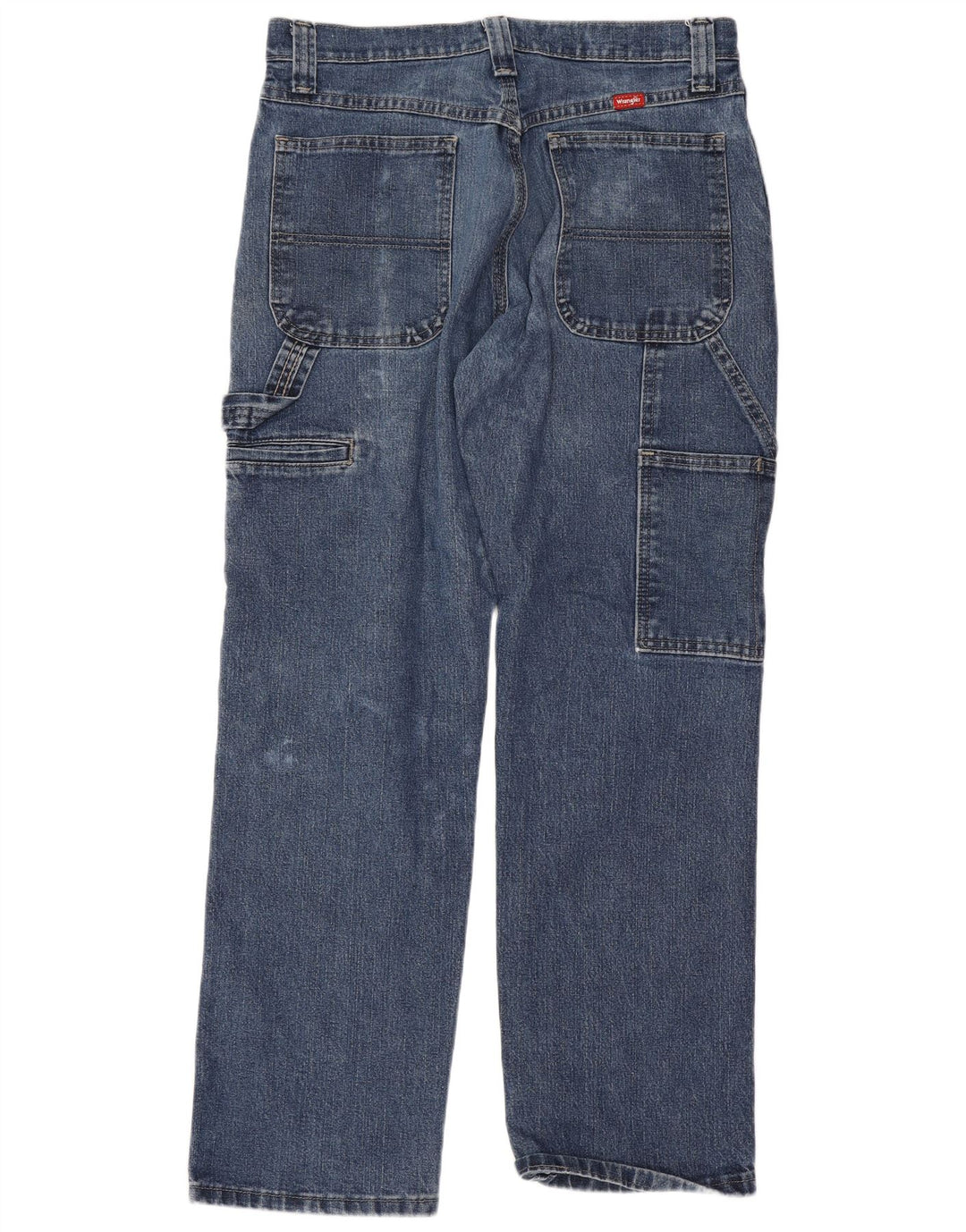 Blugi drepti cargo Wrangler pentru bărbați W30 L30 bumbac albastru