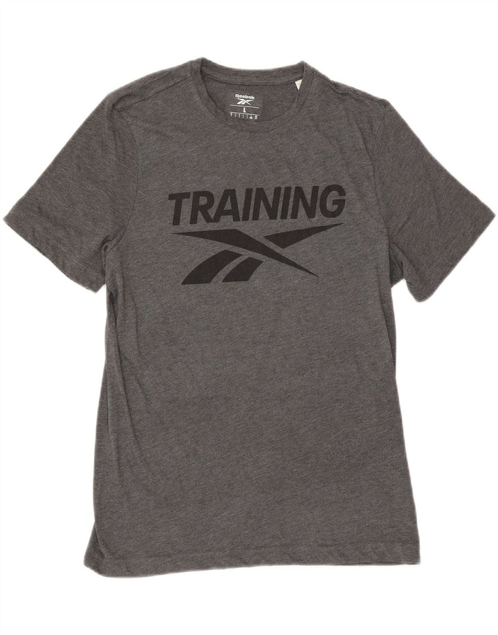 Tricou grafic Reebok pentru bărbați, cu croială obișnuită