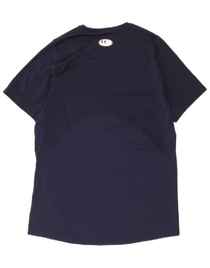 Tricou Under Armour pentru bărbați Heat Gear Top mare poliester bleumarin