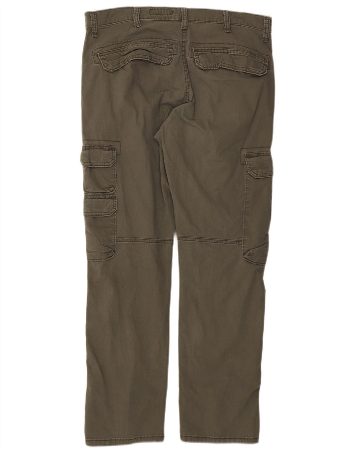 Pantaloni cargo conici pentru bărbați WRANGLER L34 L30 bumbac kaki