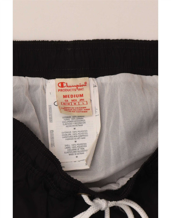 Pantaloni scurți de înot Champion pentru bărbați, poliester mediu negru