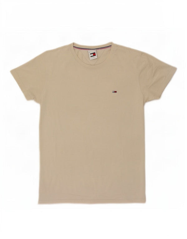 Tricou pentru bărbați Tommy Hilfiger Top XL Bej Bumbac