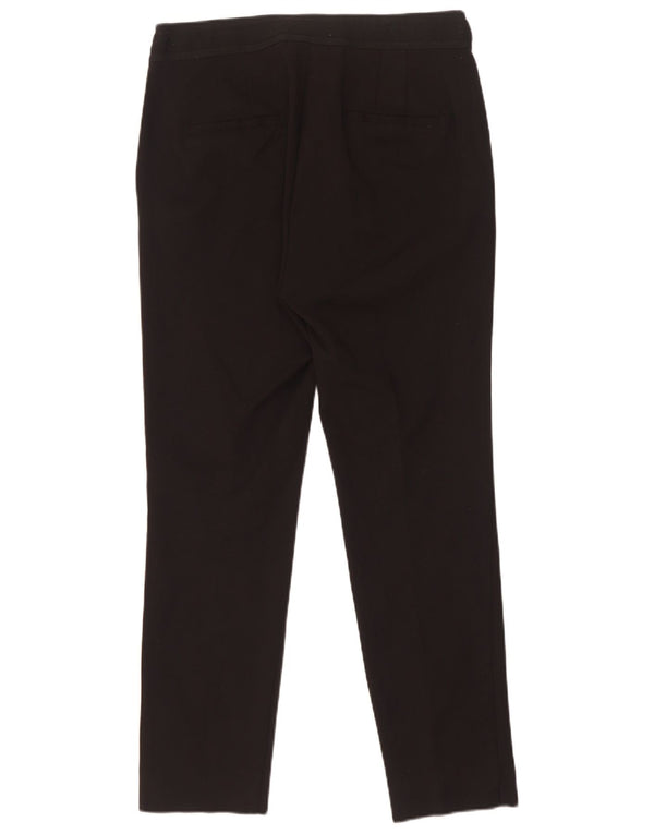 Pantaloni chino slim pentru femei Zara L30 L28 bumbac negru