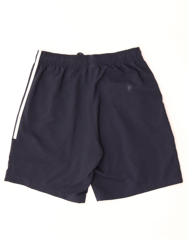 Pantaloni scurți sport Adidas pentru bărbați, poliester mediu bleumarin