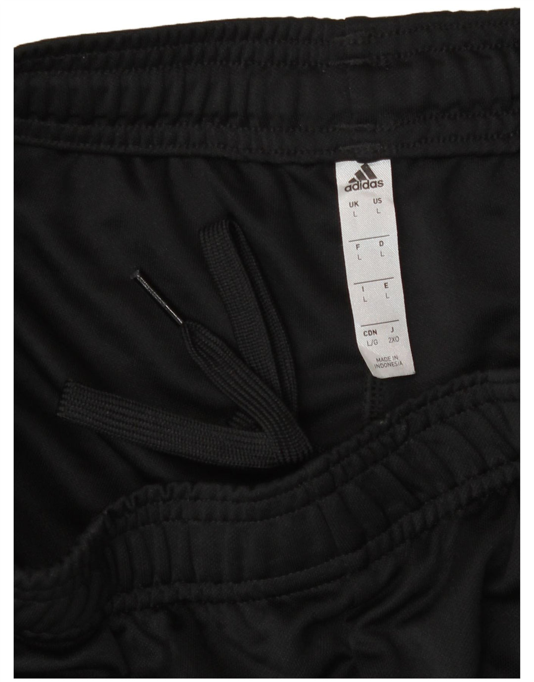 Pantaloni de trening Adidas pentru femei, mari, negru, poliester cu dungi