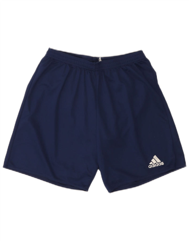 Pantaloni scurți sport adidas Climalite pentru bărbați, poliester mediu albastru
