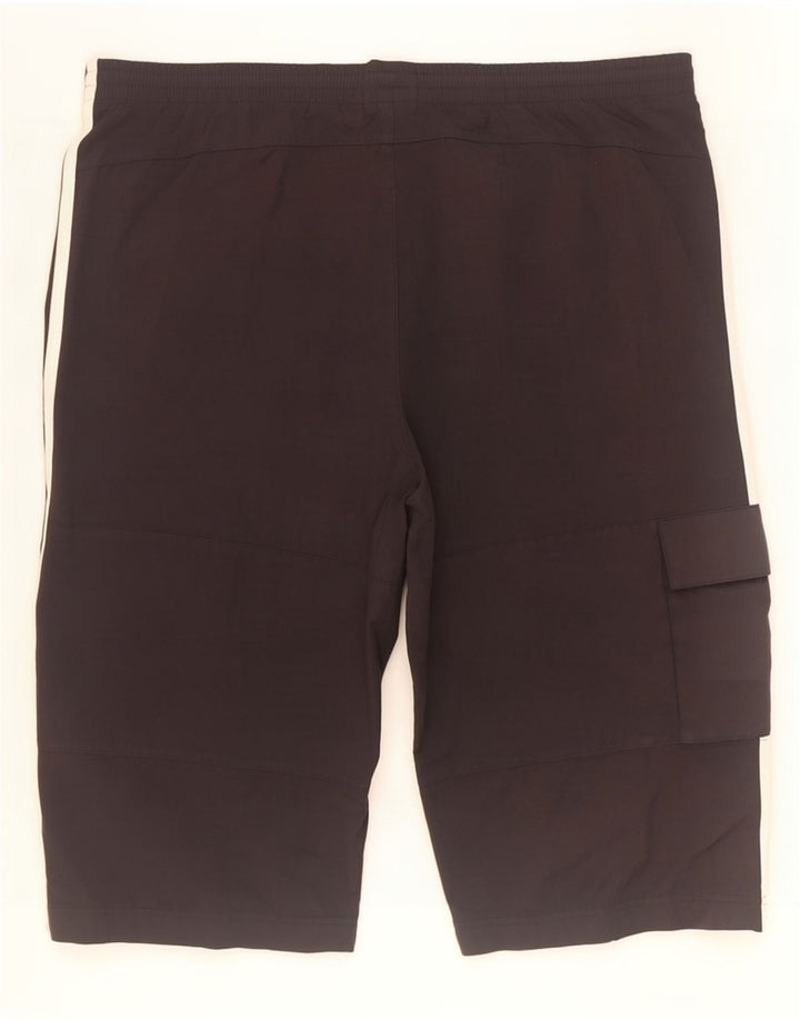 Pantaloni scurți sport cargo adidas pentru bărbați, mari, negru, poliester