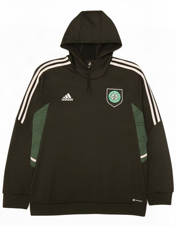 Jumper Adidas The Celtic Football Club pentru bărbați, XL, verde, colorblock