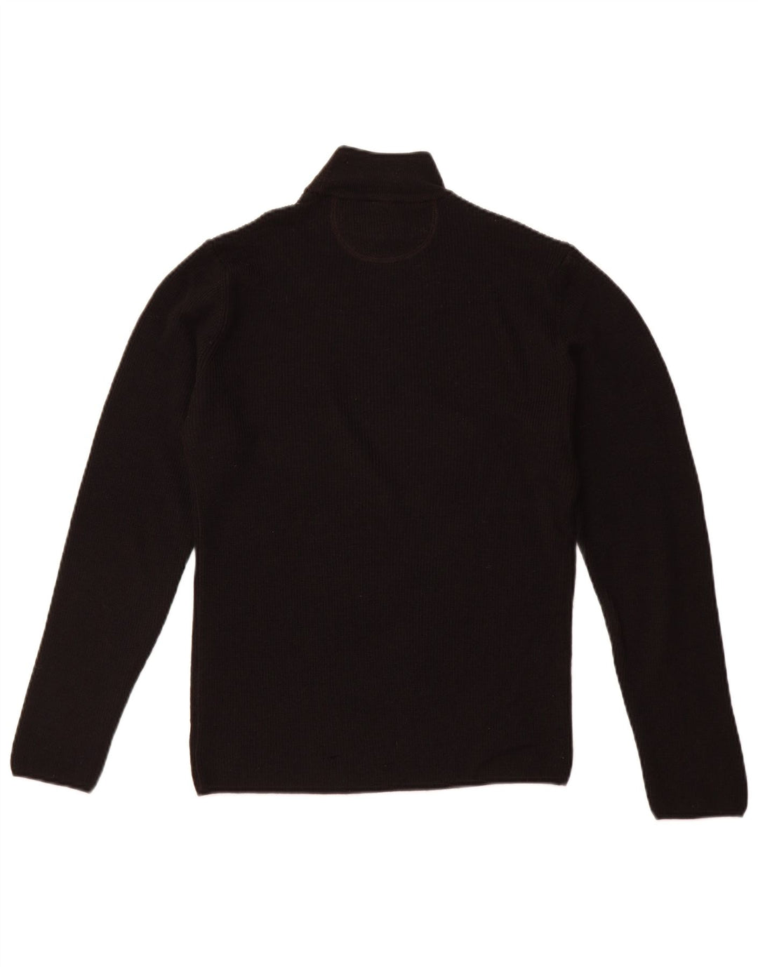 ARMANI JEANS Pulover pentru bărbați cu gât țestoasă din lână neagră medie