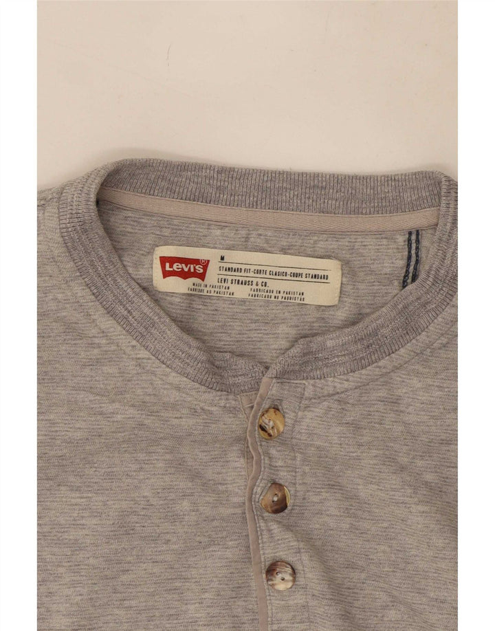 Top cu mânecă lungă Levi's, cu ajustare standard, gri mediu pete