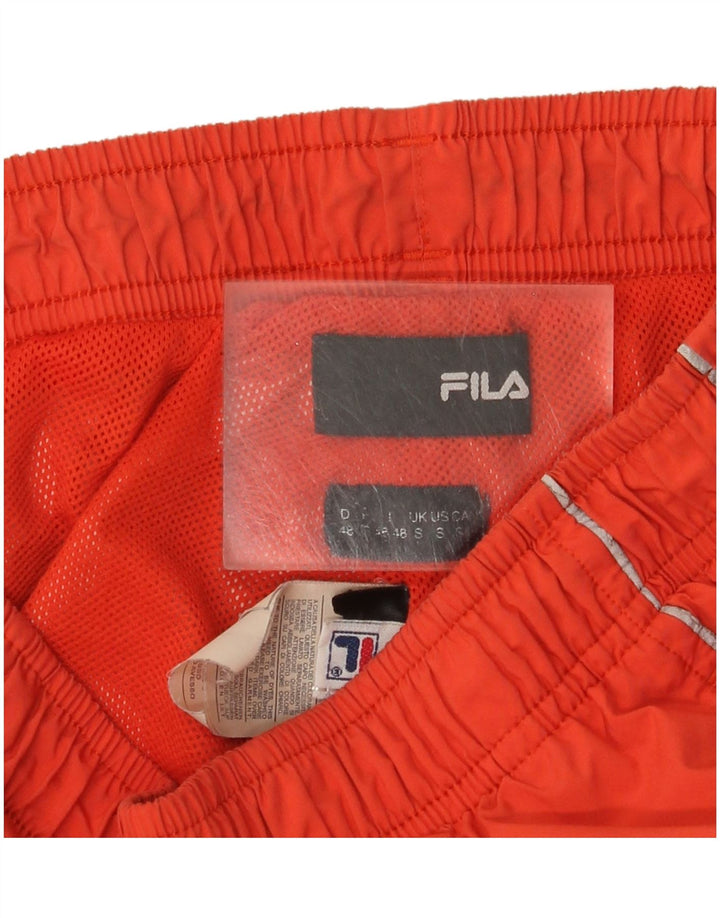 Pantaloni de trening Fila pentru bărbați, portocaliu mic