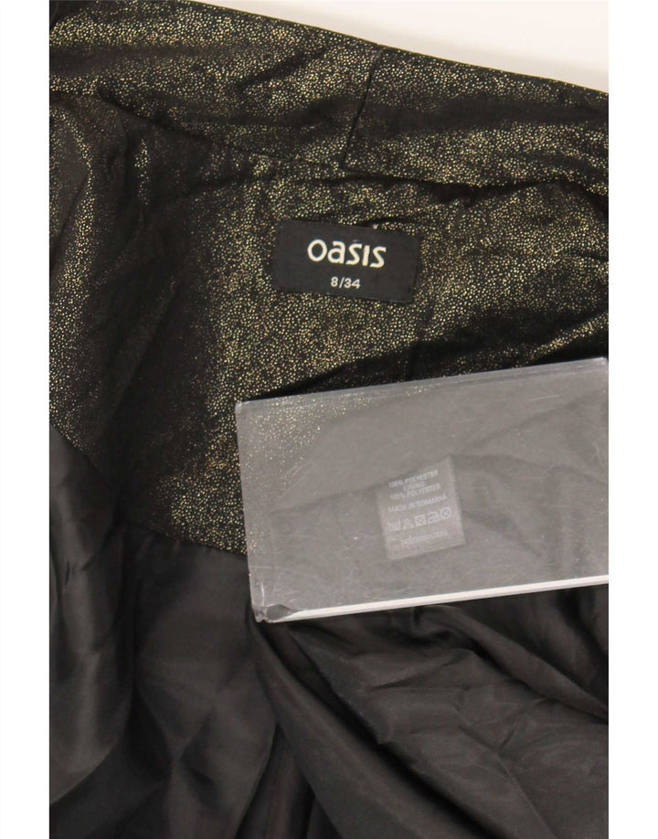 Jachetă Oasis pentru femei cu mâneci 3/4 deschise, UK 8, poliester kaki mic