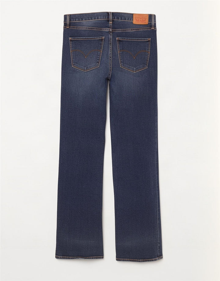 Blugi drepți modelați 314 pentru femei Levi's L30 L31 Bumbac albastru