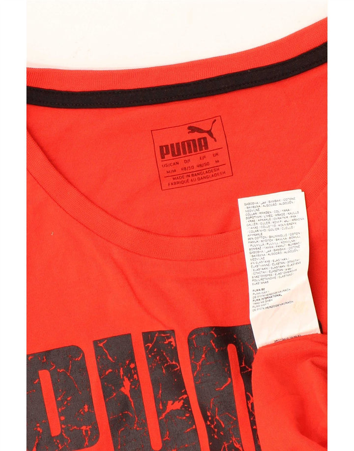 Tricou grafic pentru bărbați Puma Top, bumbac roșu mediu