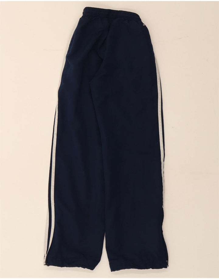 Pantaloni de trening ADIDAS Climalite pentru baieti 9-10 ani poliester bleumarin