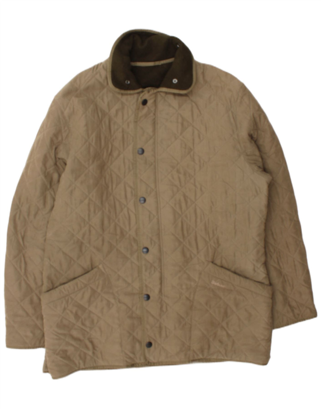 Jachetă matlasată Barbour pentru bărbați UK 42 XL poliester bej
