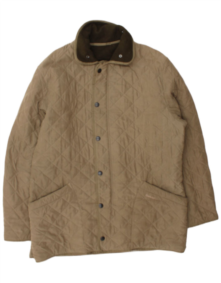 Jachetă matlasată Barbour pentru bărbați UK 42 XL poliester bej
