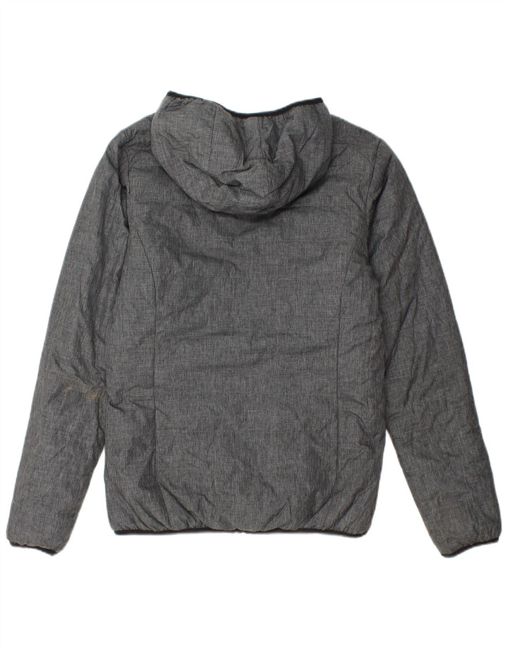 Jachetă căptușită reversibilă cu glugă supradimensionată pentru femei Ellesse UK 10, gri mic