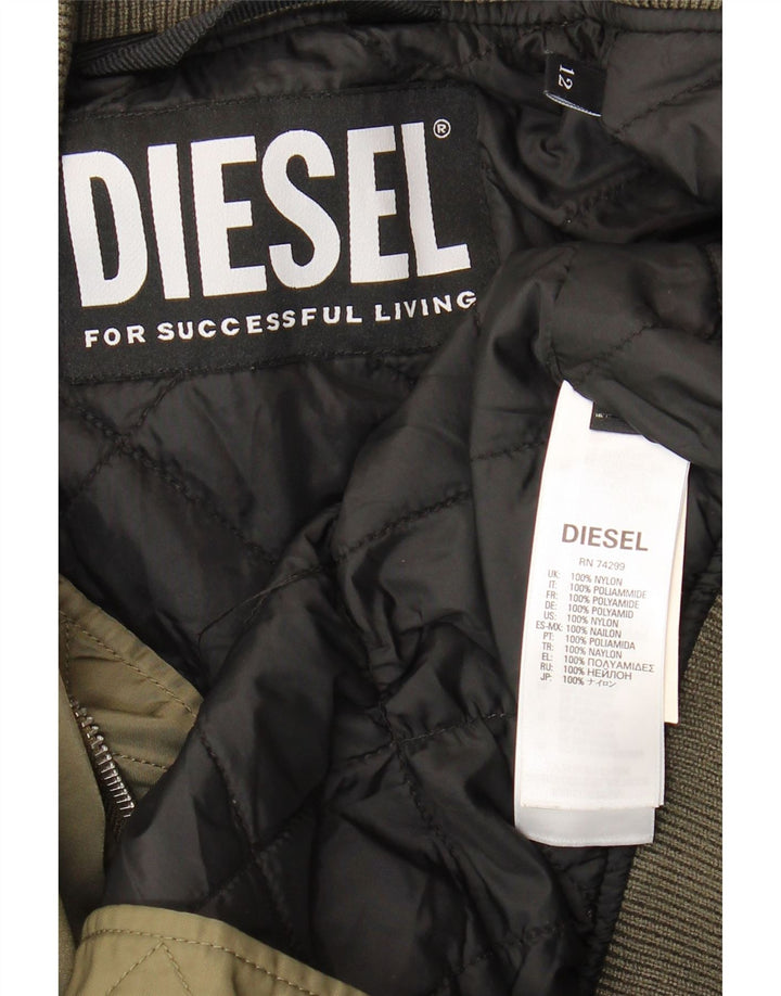 Bomber pentru femei Diesel UK 12 Medium Khaki Nylon