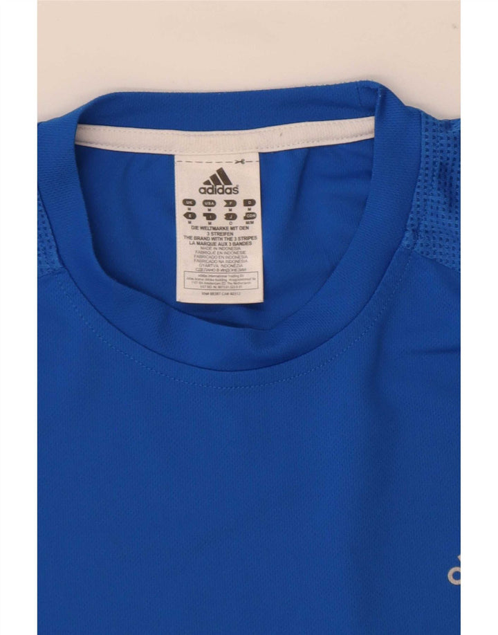 Tricou pentru bărbați Adidas Top Medium Blue Poliester