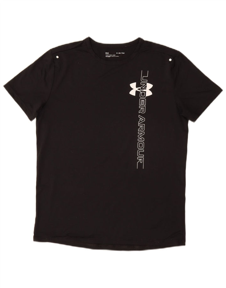 UNDER ARMOUR Tricou grafic largi pentru băieți Top 11-12 ani mare negru
