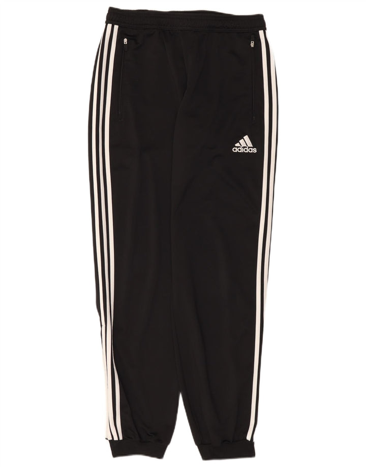 Pantaloni de trening Adidas pentru bărbați Joggeri poliester mediu negru