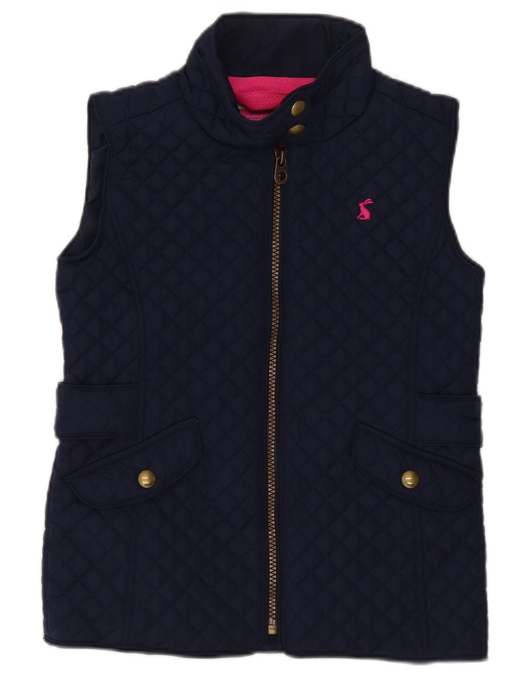 Gilet matlasat Joules Fete 7-8 ani Poliester bleumarin