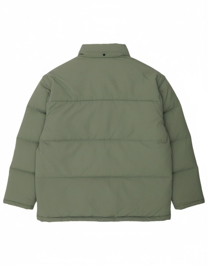 FILA Mens Padded Jacket UK 44 2XL Green Polyamide