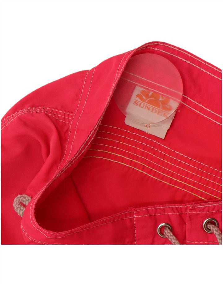 Pantaloni scurți de înot Sundek pentru bărbați, nailon roz mediu