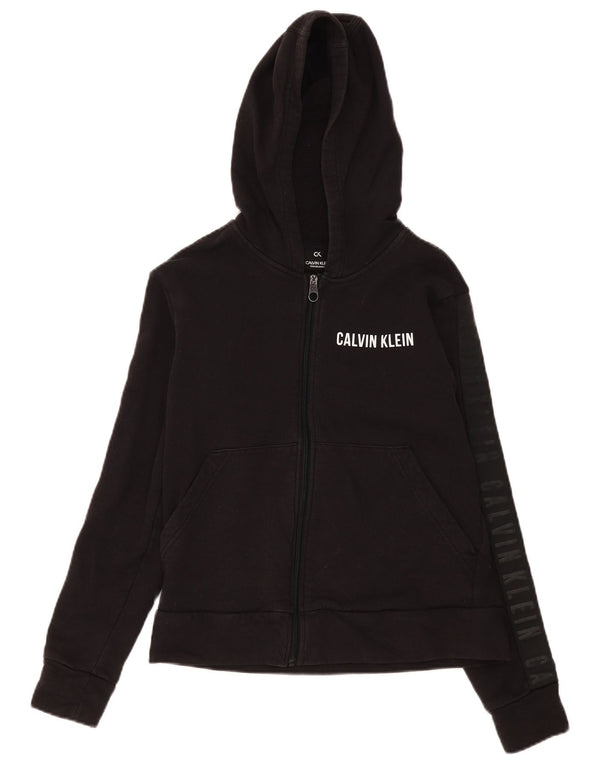 Pulover Calvin Klein pentru femei Performance Zip Hoodie UK 14 Medium Black