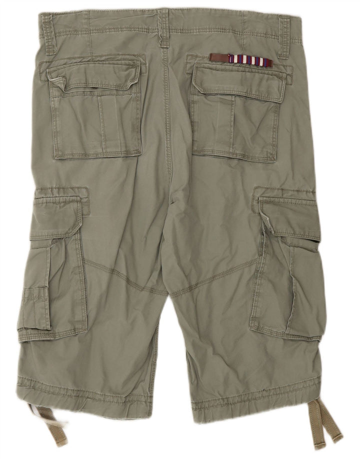 Bermudă Celio Graphic Cargo pentru bărbați W32 verde mediu