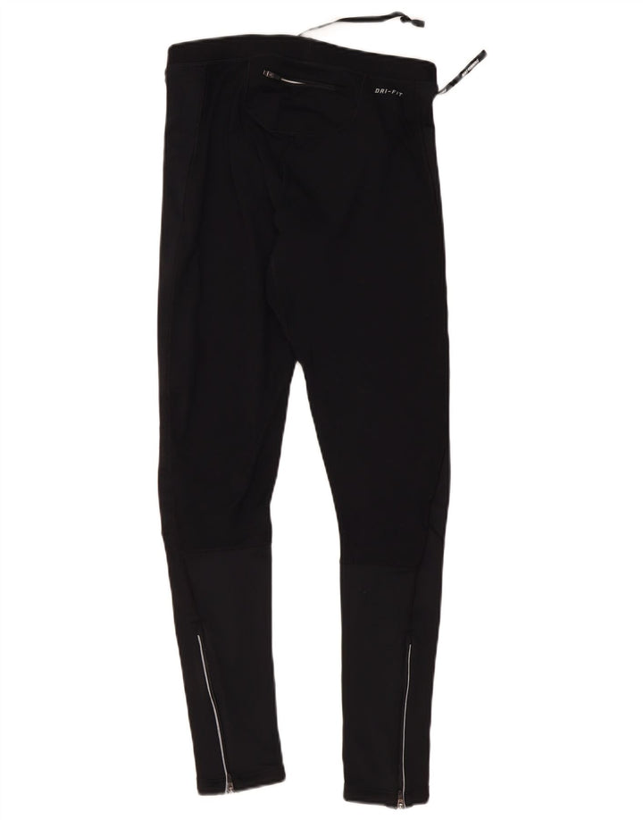 NIKE Womens Dri Fit Leggings UK 10 Small  Black