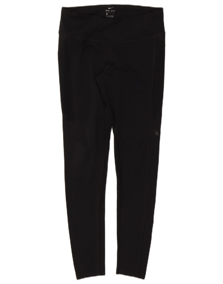 Leggings Nike Dri Fit pentru femei UK 14, mare, negru, poliester