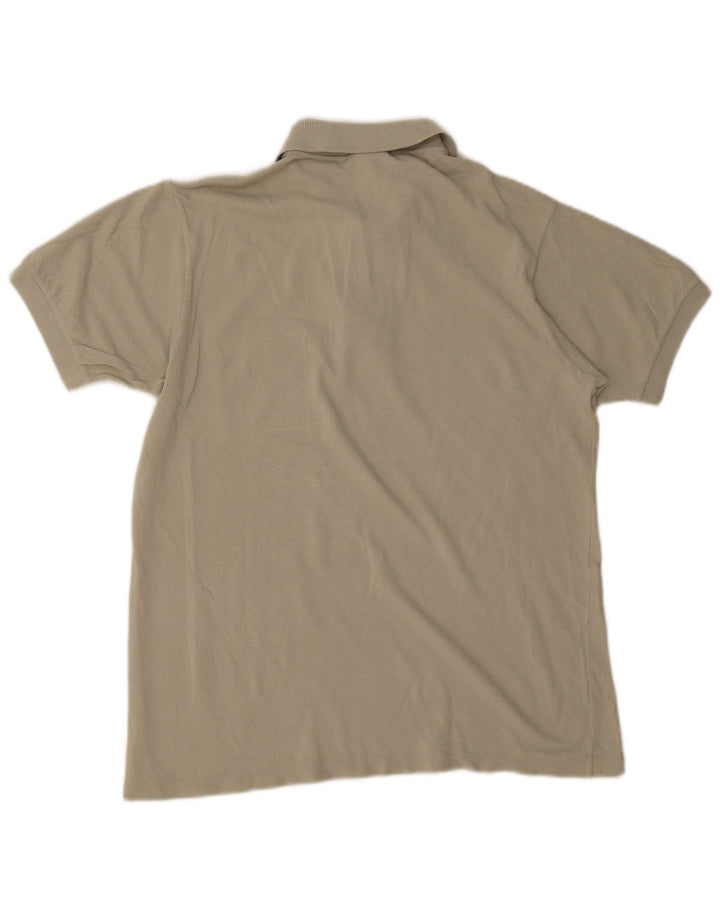 Tricou polo Lacoste pentru bărbați, mărimea 4, bumbac kaki mediu