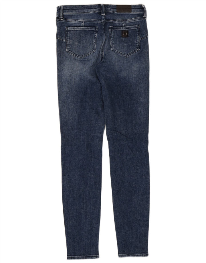 ARMANI EXCHANGE Blugi super skinny pentru femei Lift - Up W27 L30 Bumbac albastru
