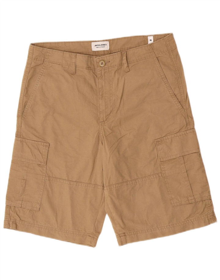 Pantaloni scurti cargo Jack & Jones pentru bărbați, mediu W32, bumbac, bej