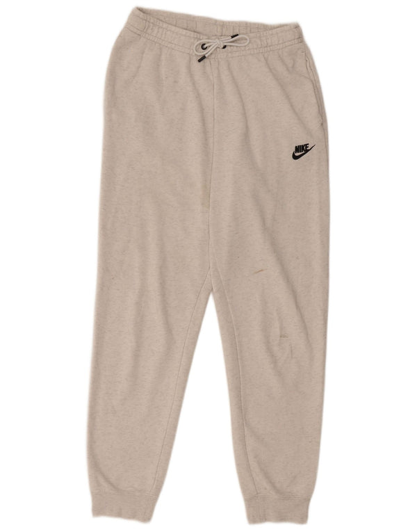 Pantaloni de trening Nike pentru femei Joggeri UK 10 Bumbac cu pete gri mici