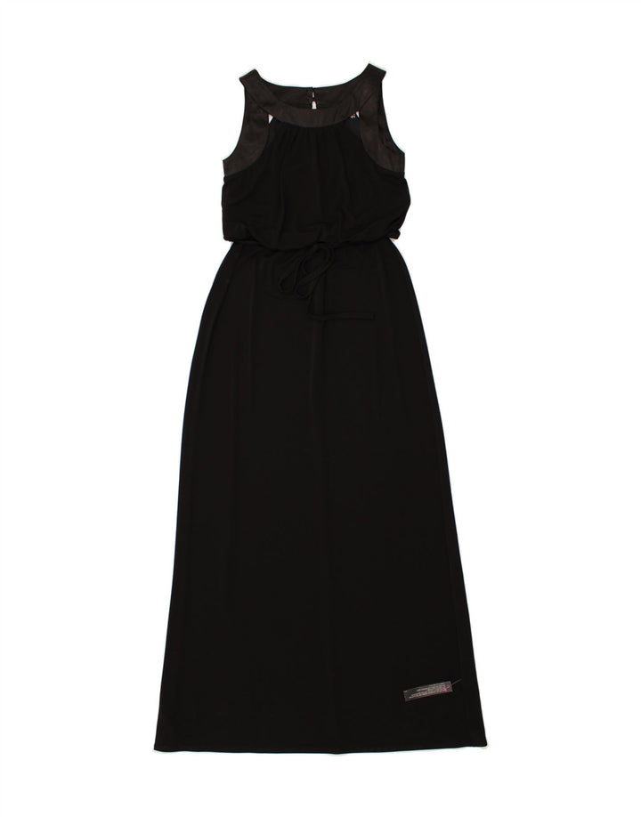 PRINCIPLES Womens Sleeveless Maxi Dress UK 10 Small  Black Polyester Vintage Principles and Second-Hand Principles from Messina Hembry 