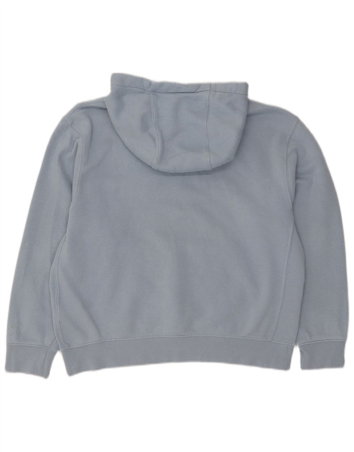 Pulover supradimensionat pentru femei Nike UK 12, bumbac albastru mediu