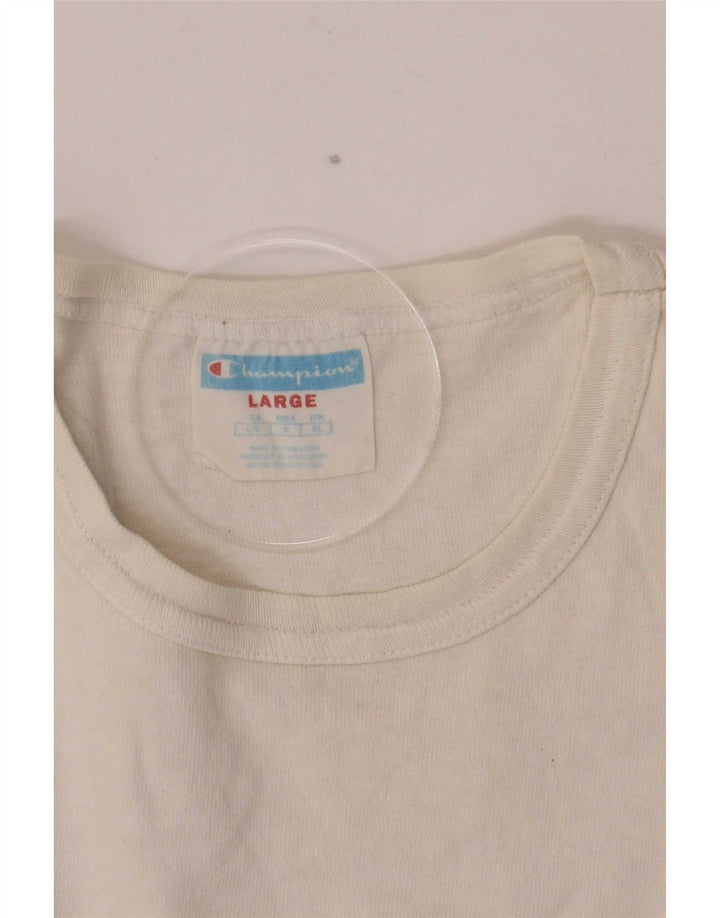 Tricou pentru bărbați Champion Top mare alb